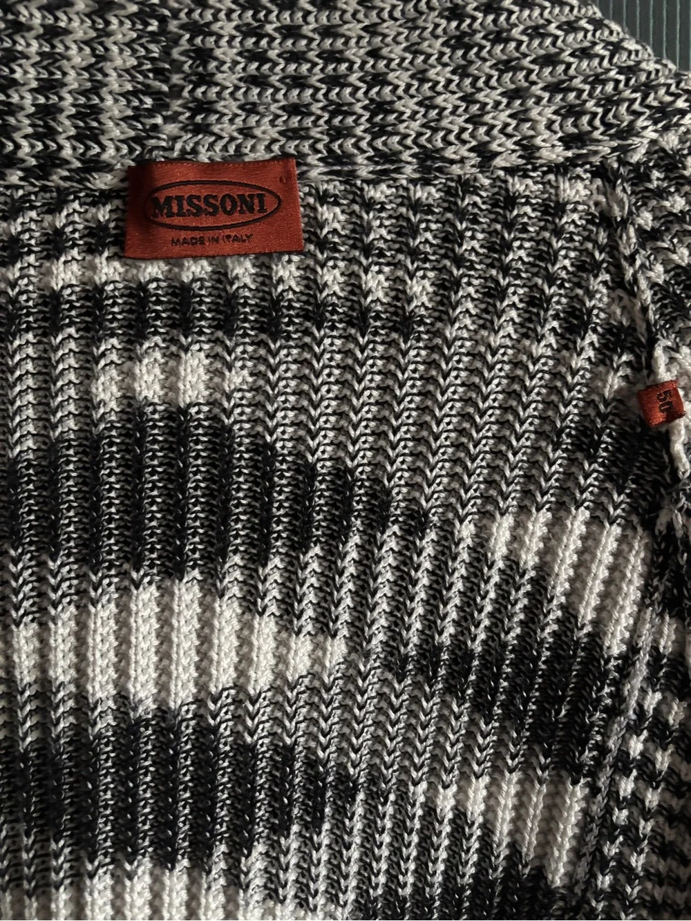Vintage Missoni Italy Space Dye Cardigan Size L Oversized Sweater
